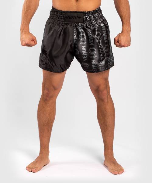 Bilde av VENUM LOGOS Muay Thai short Svart/Svart